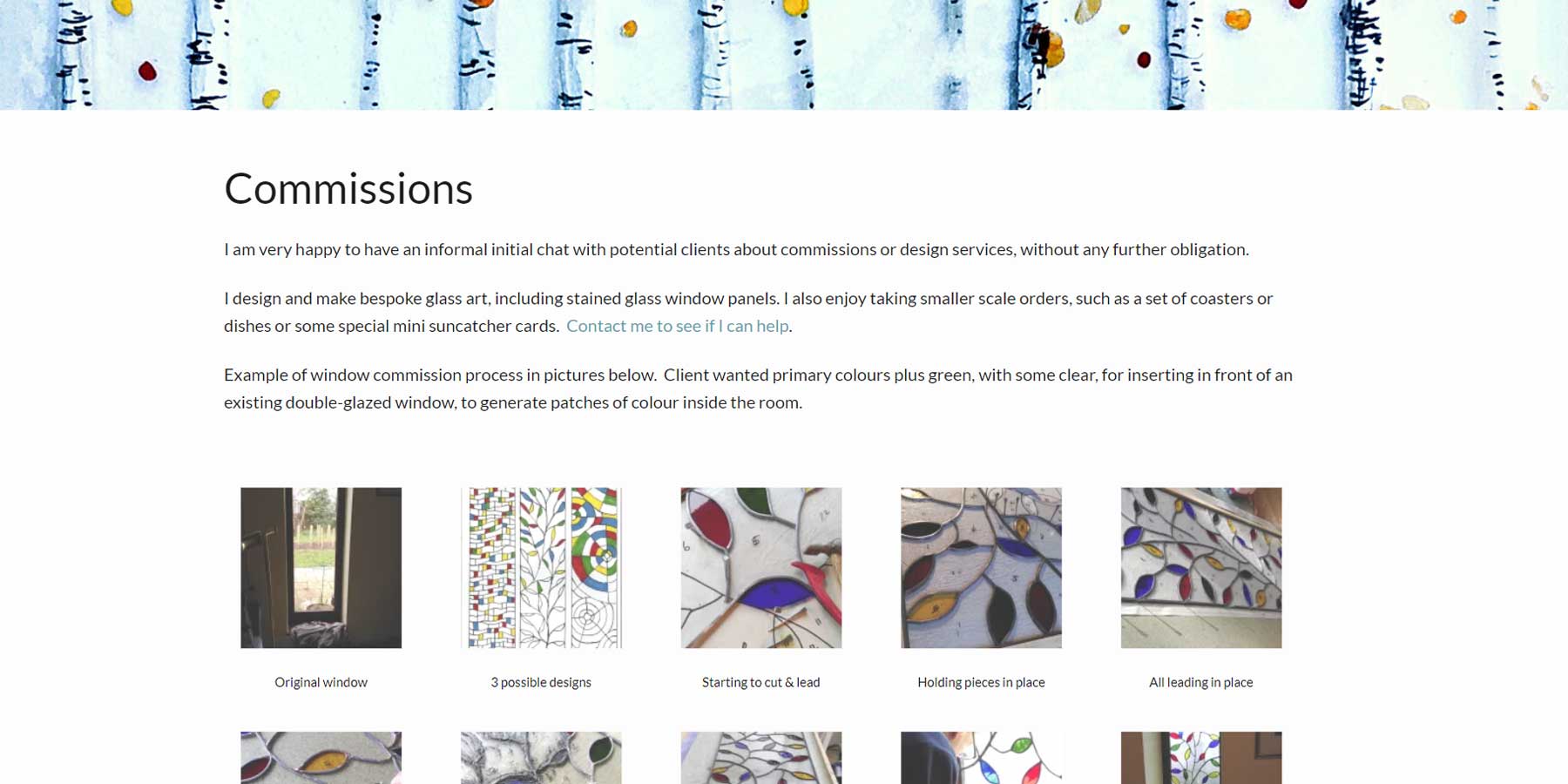 Gallery of beautiful commissions for Glass by Wendy